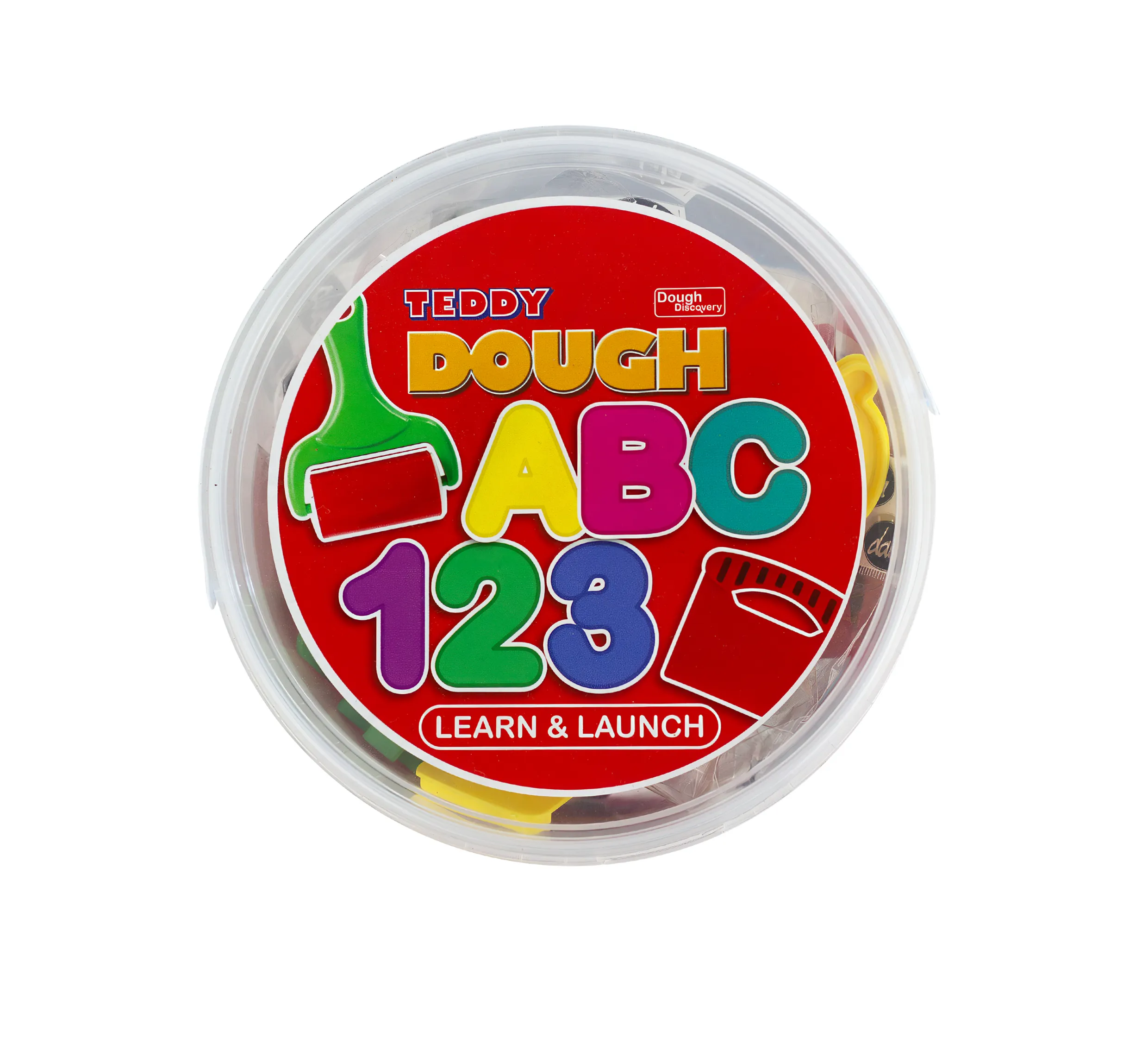Dala ABC123 dough kit with colourful letters and numbers